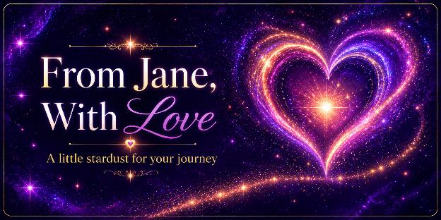 From Jane, with love. A little stardust for your journey.